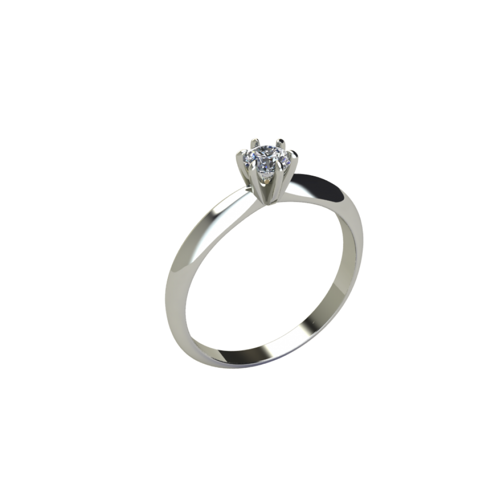 Кольцо для помолвки с бриллиантом RYD001