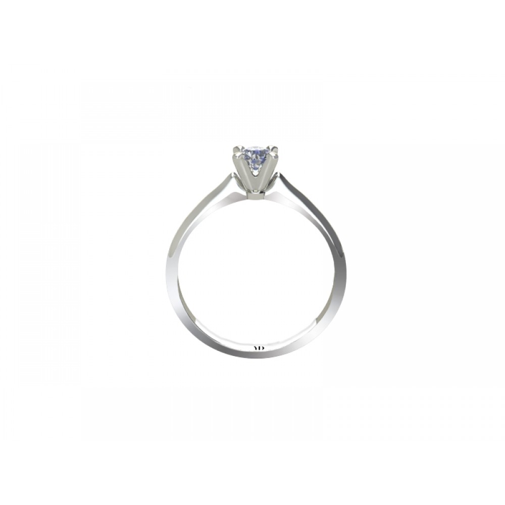 Помолвочное кольцо c бриллиантом RYD002
