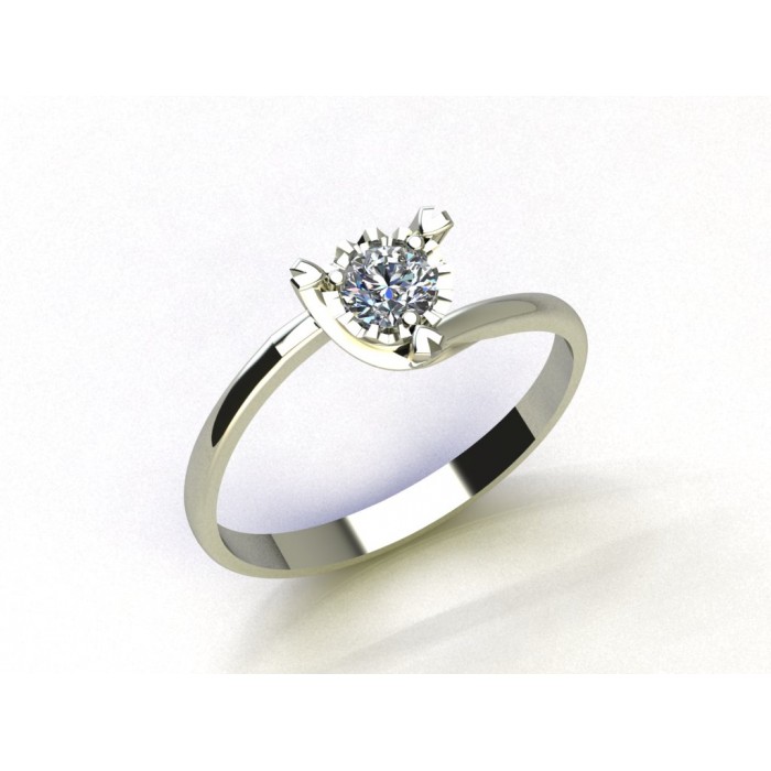 Кольцо для помолвки из золота с бриллиантом “The Rose of Love” RYD010