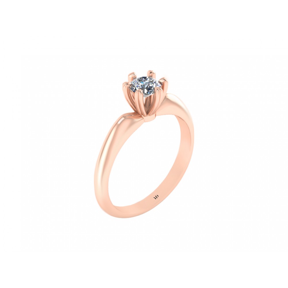 Кольцо для помолвки из золота с бриллиантом “Beauty” RYD011