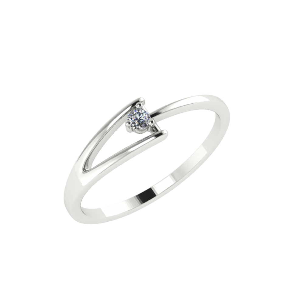 Кольцо для помолвки с бриллиантом "Arrow"
