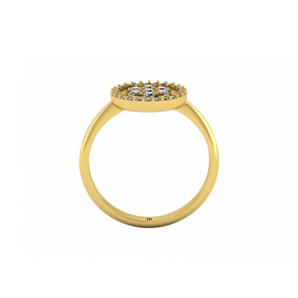 Кольцо для помолвки с бриллиантами "Cartly"