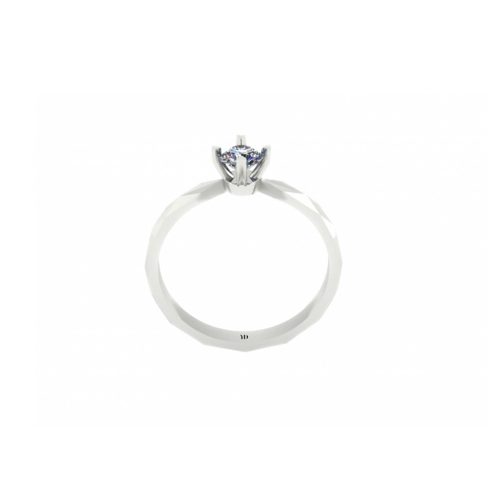 Кольцо для помолвки с бриллиантом "Facets"